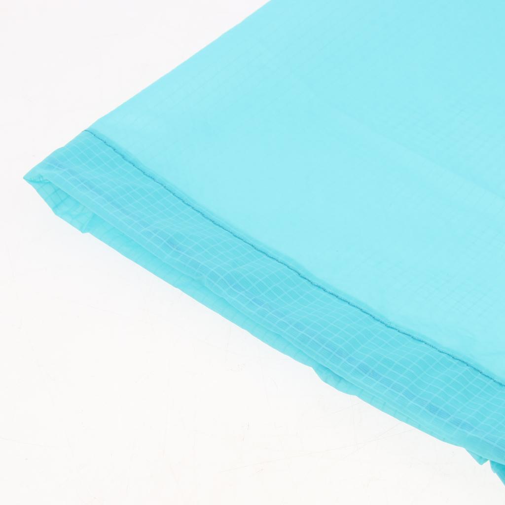 2xWaterproof Drawstring Storage Stuff Sack Dry Bag Outdoor Travel Sky Blue L