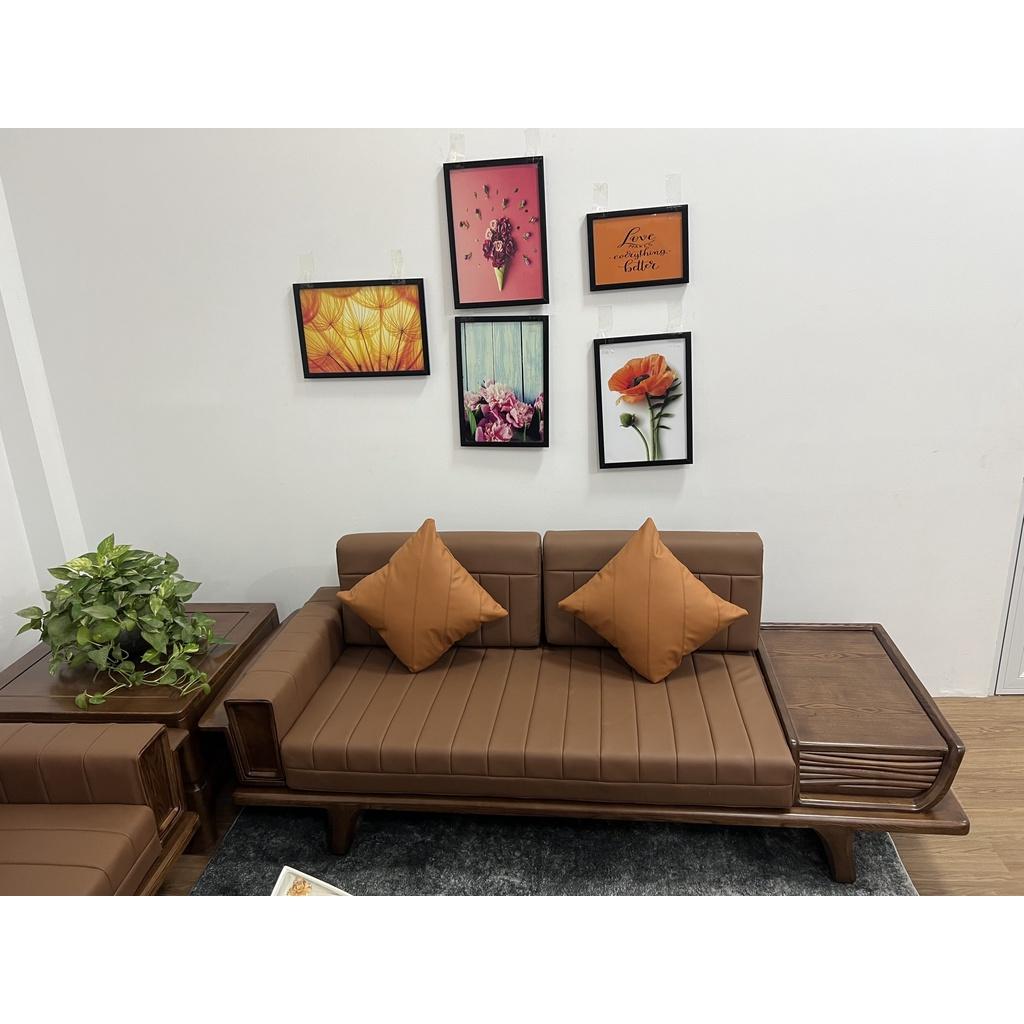 Sofa Lotus gỗ sồi thiết kế sang trọng hiện đại