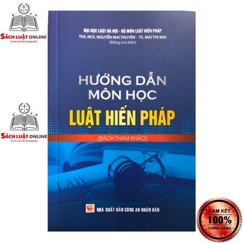 Sách - Combo 2 cuốn Hướng dẫn môn học luật Hiến pháp + Hiến pháp (5 năm 2013-1992-1980-1959-1946)