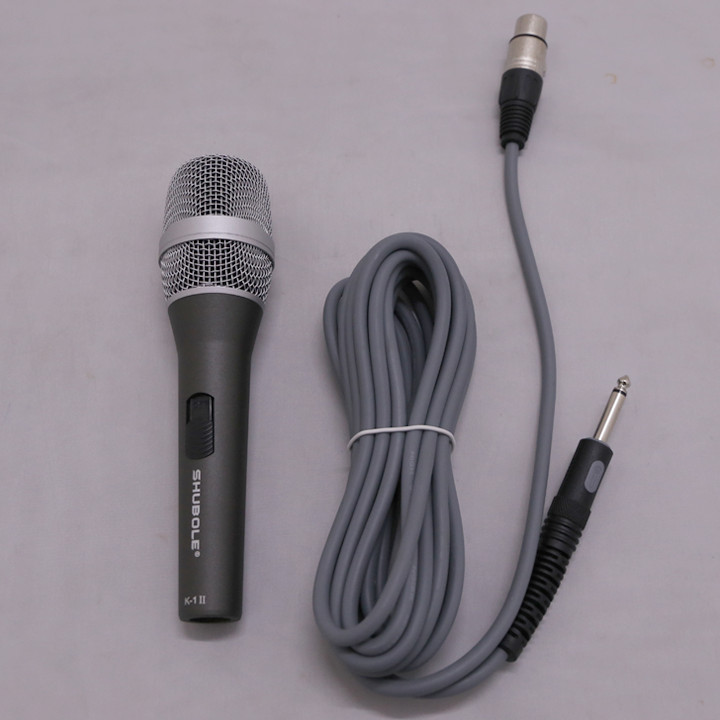 Micro Có Dây karaoke Shubole K-1II (1 Mic) Chuyên Dụng Cho Loa Kéo, Amply - Hát Cực Nhẹ - Hàng Chính Hãng