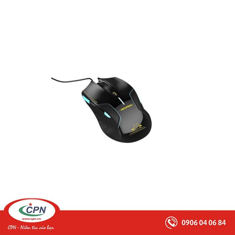 Chuột quang NEWMEN G7 PLUS - USB/6 nút/800-1600CPI/PixArt & 99GlassGo - Hàng Chính Hãng