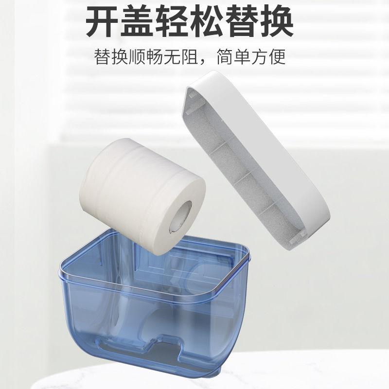 Hộp Đựng Cuộn Giấy Vệ Sinh Có Nắp Chống Nước Không Xốp Giá Đỡ