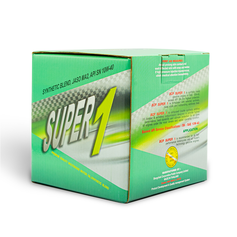 Dầu Nhớt Bán Tổng Hợp Cao Cấp Cho Xe Số 4T BCP Synthetic Blend 10w40 Nhập Khẩu Thái Lan