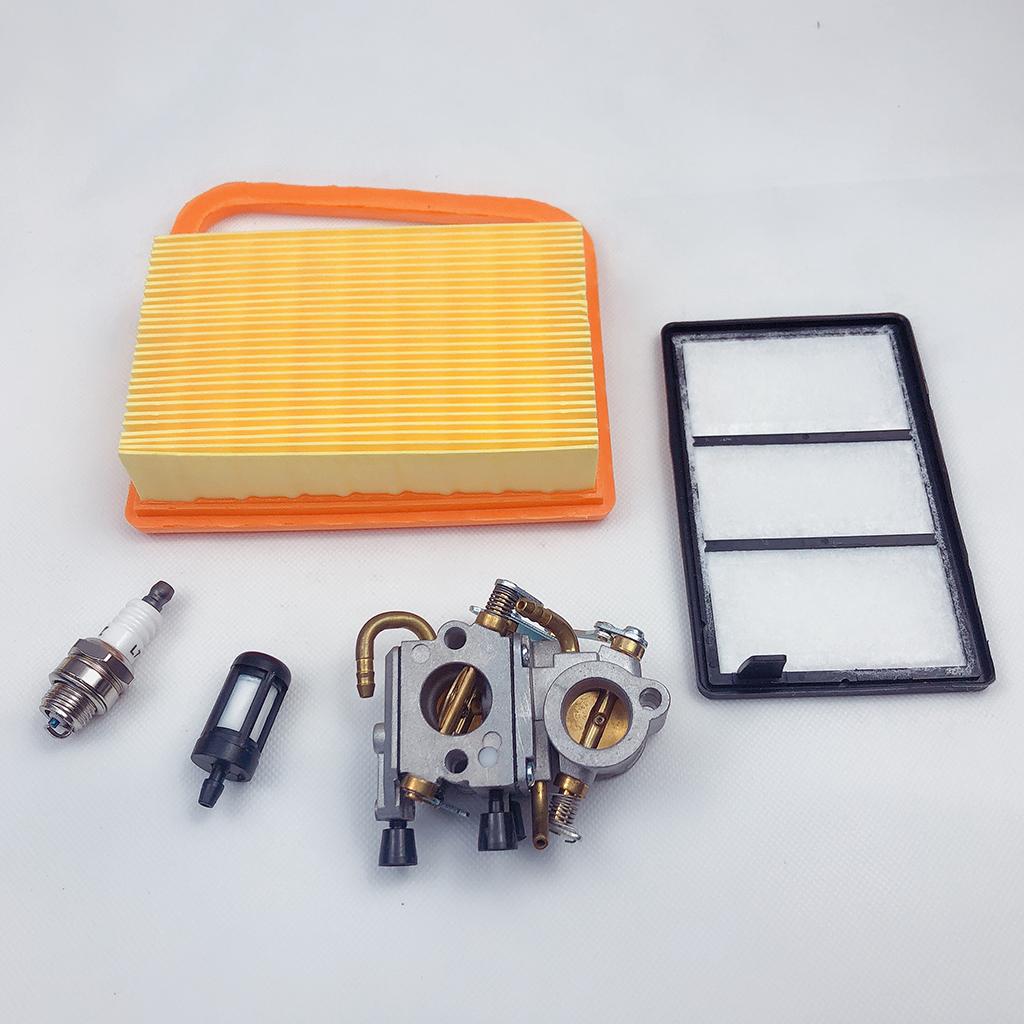Carburetor for Stihl TS410 TS420 Cut Off Saw Air Filter Spark Plug Tune Up Kit