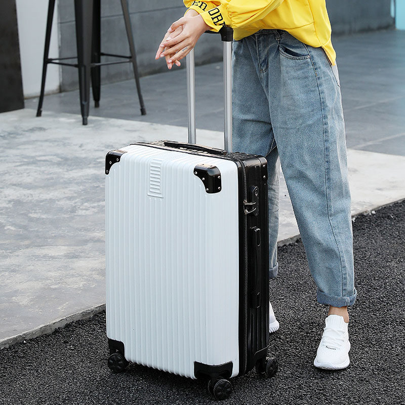 HÌNH THẬT_Vali Du Lịch Tay Kéo Chất Liệu Nhựa Nhám PC+ABS Dày Dặn Thiết Kế Bo Góc Sang Trọng 4 Bánh Xe Đôi Xoay 360 Độ Hàng Sẵn Kho Đủ Size 20/24/26 inch