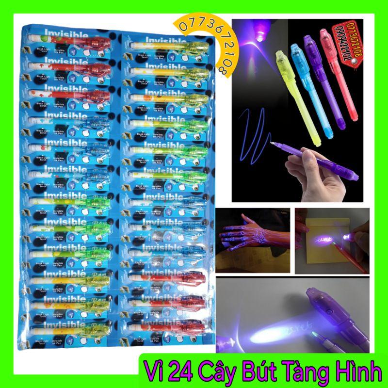 Vỉ 24 Cây bút viết mực tàng hình magic pen invisible ink