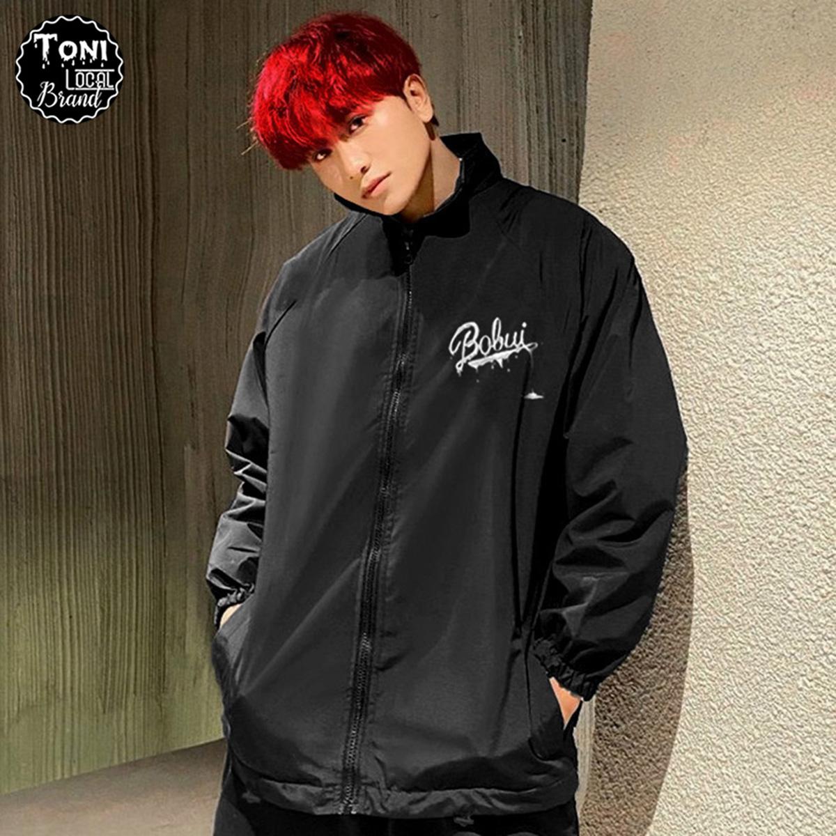 Áo Khoác Dù Local Brand Bobui Jacket Mero 2 lớp dày form rộng Unisex cổ bẻ