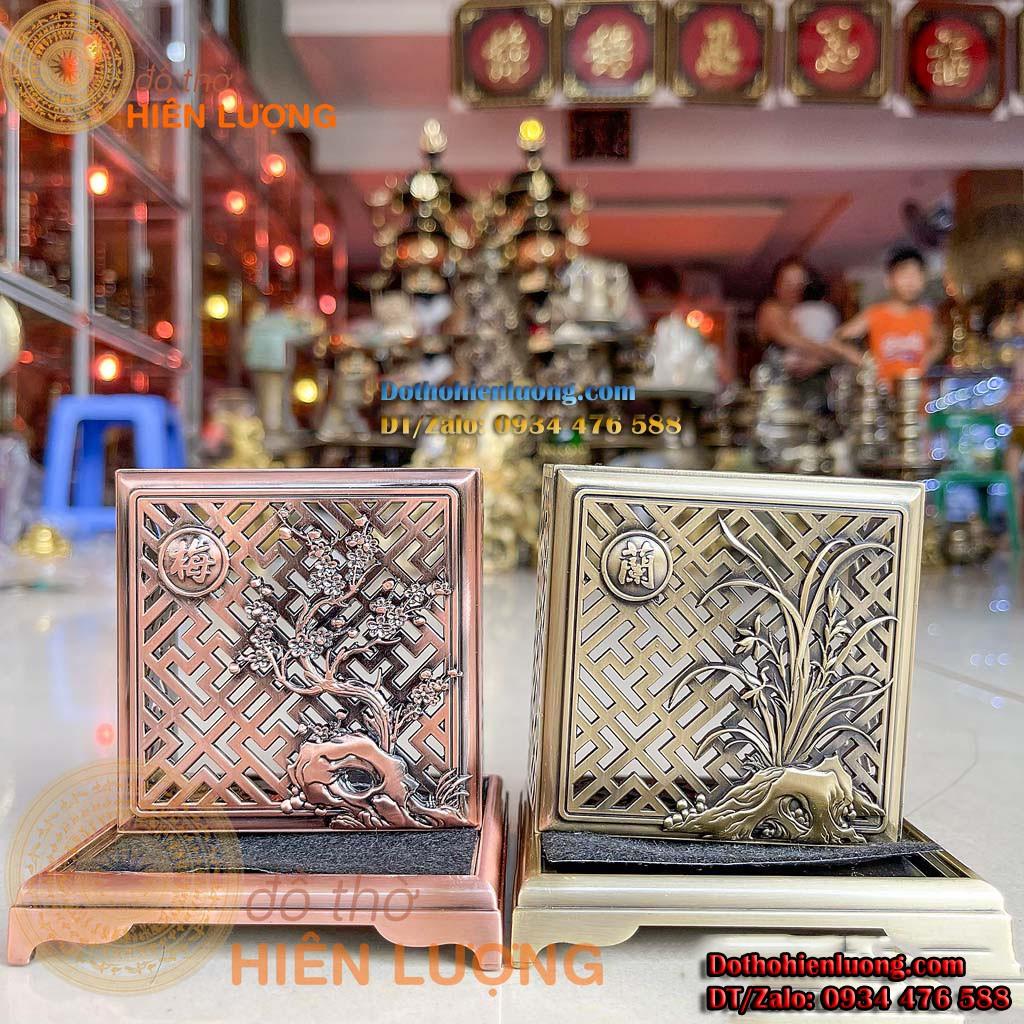 Hộp Xông Trầm Bằng Đồng Phong Thủy - Quà Tặng Đẹp Và Tinh Tế