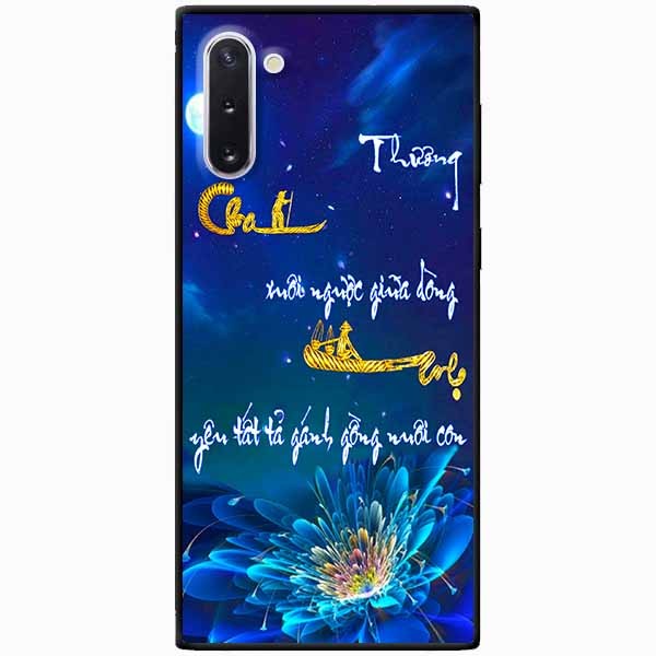 Ốp lưng in cho Samsung Note 10 Mẫu Thư Pháp Cha Mẹ