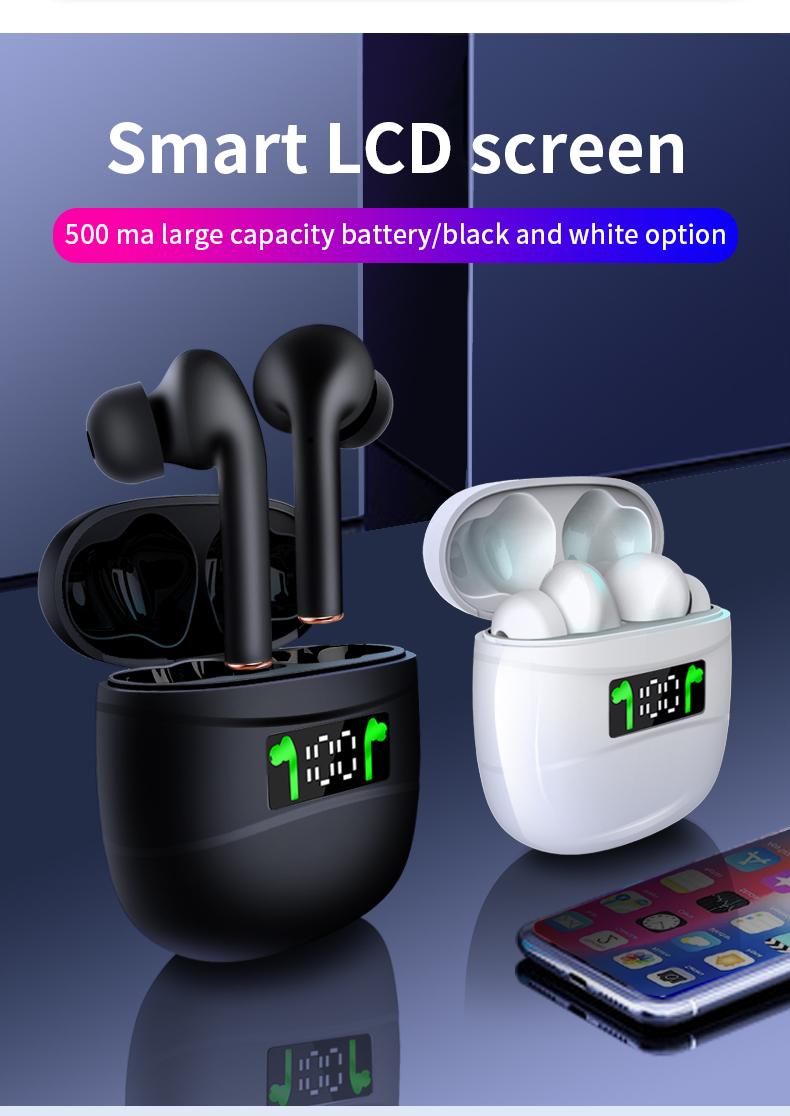 TWS Không Dây Bluetooth 5.2 Nghe Nhạc HIFI Stereo Thể Thao Tai Nghe Chơi Game Chống Nước Với Mic Dành Cho IOS Android Điện Thoại