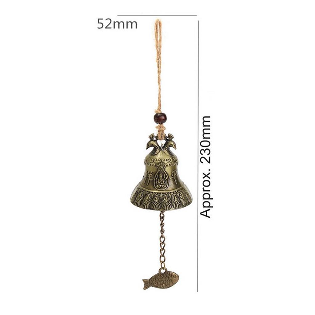4X Lovely Metal Bells Wind Chime Outdoor Garden Hanging Ornament
