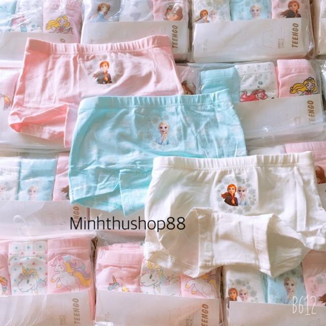 Set 3 quần chip cotton mềm mịn cho bé hiệu Teengo