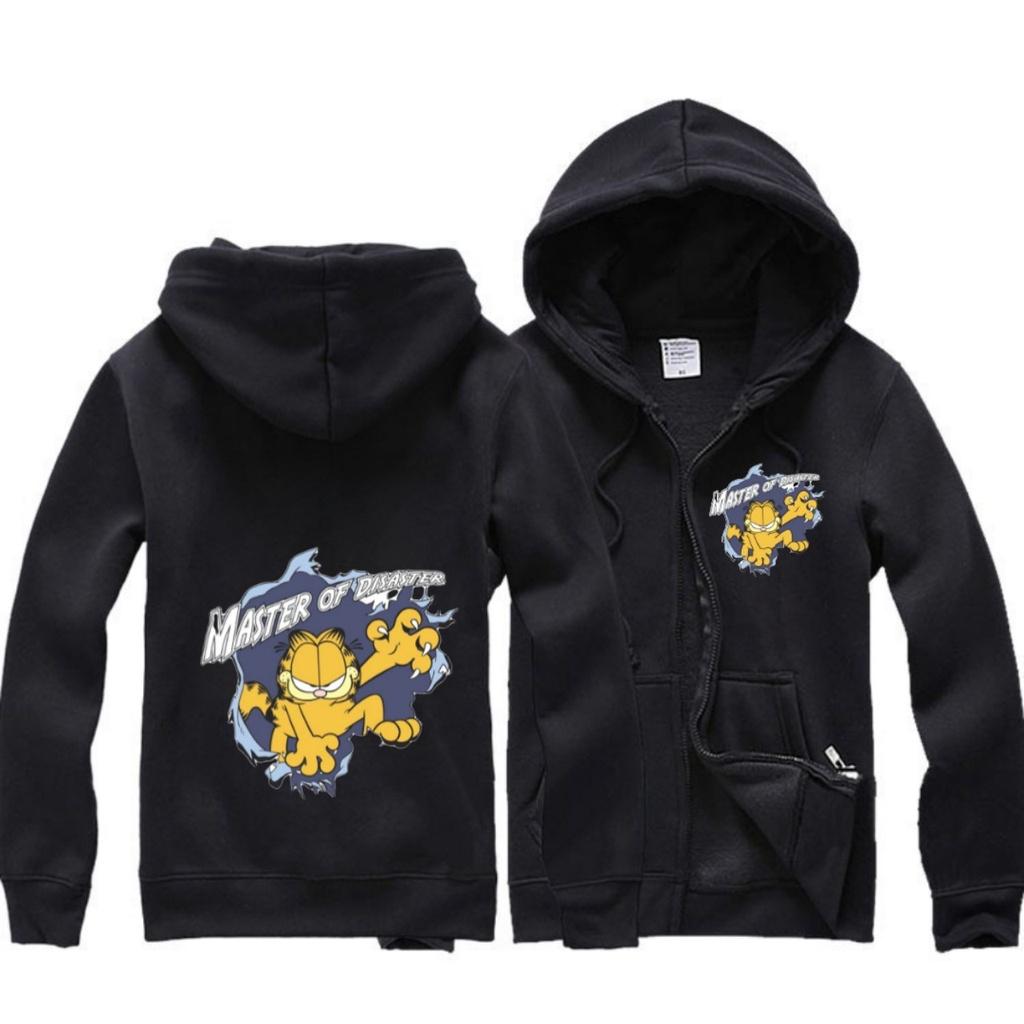 ÁO KHOÁC NỈ CHỐNG NẮNG - HOODIE ZIP HỌA TIẾT HOẠT HÌNH DỄ THƯƠNG