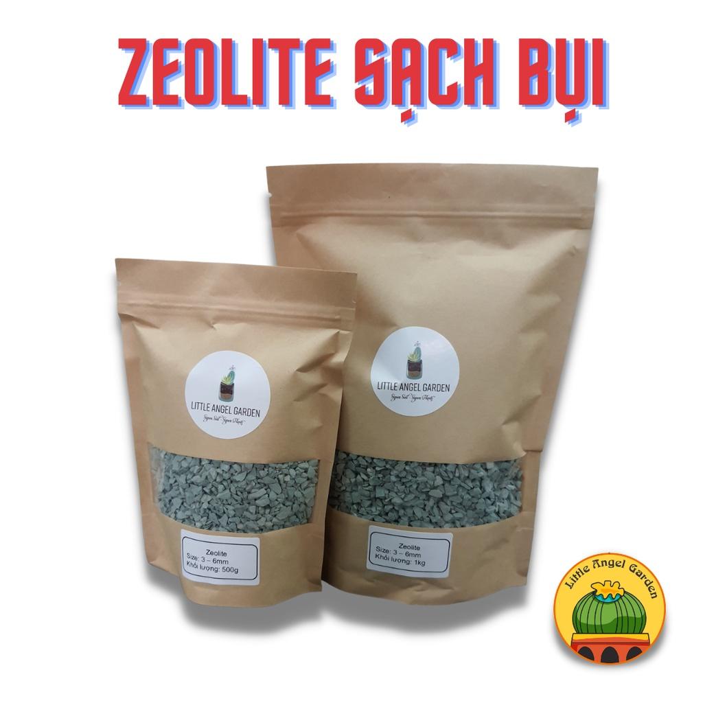 Đá khoáng Zeolite sạch bụi size 2-4 hoặc 3-6 mm| Rải mặt và trộn giá thể sen đá, xương rồng...
