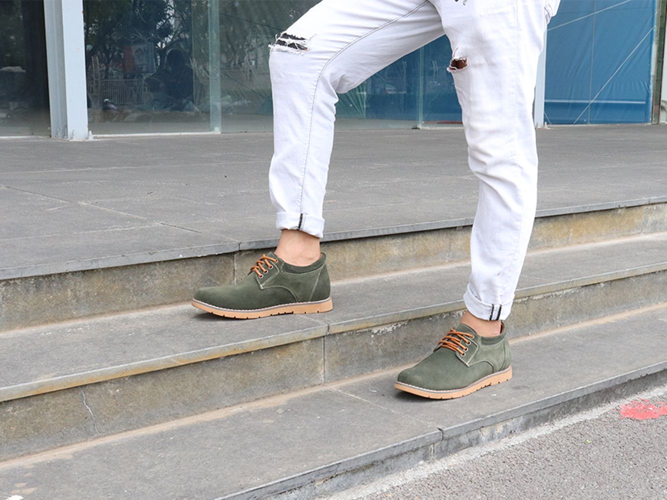 GIÀY TĂNG CHIỀU CAO GIÀY CAO DÀNH CHO NAM GIỚI T&TRA T68 DA LỘN - CAO 5CM GIÀY ĐỘN NAM CAO VƯỢT TRỘI