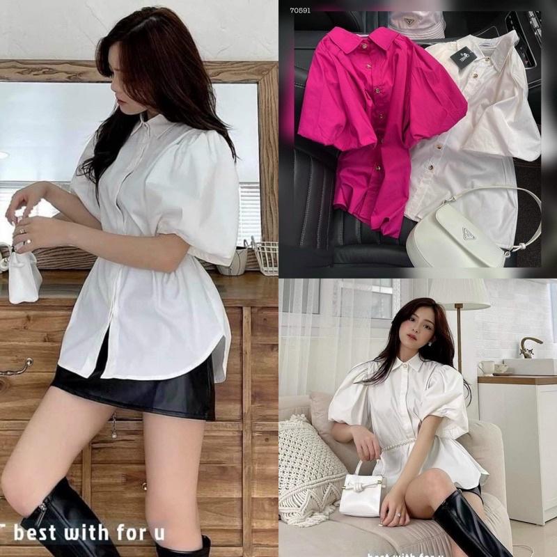 ÁO SƠ MI TAY PHỒNG
