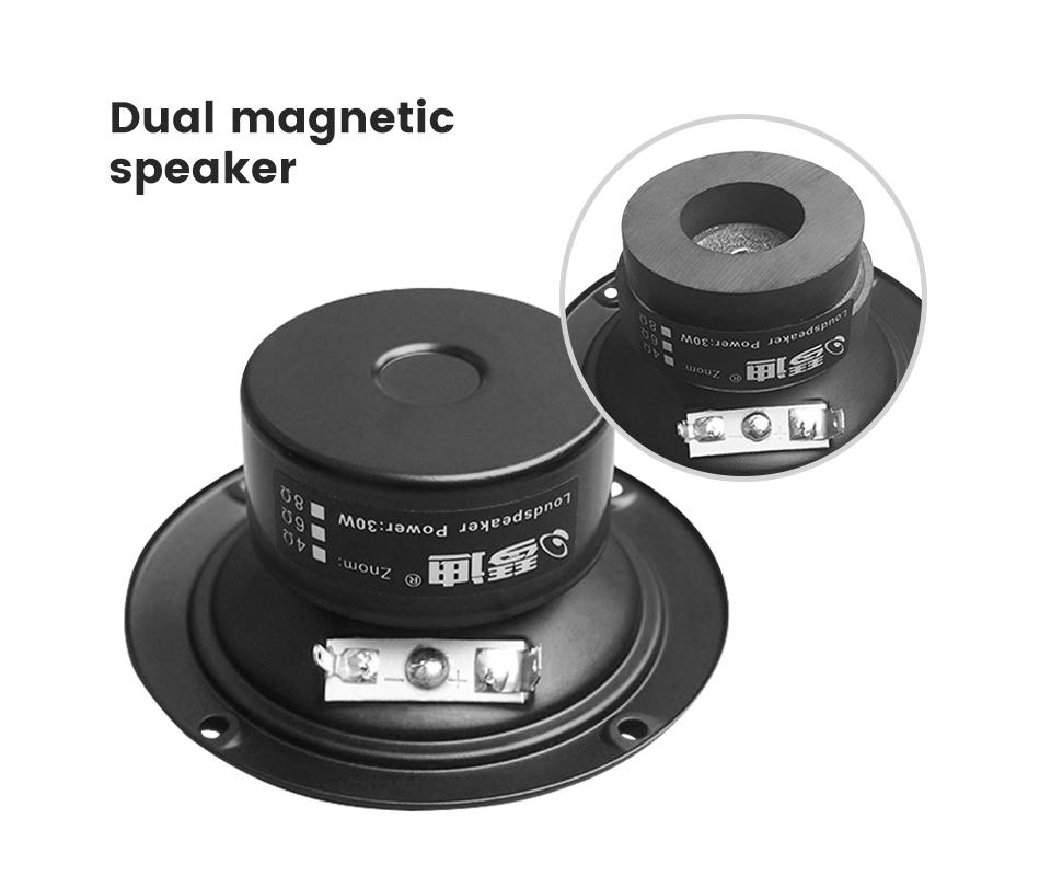 Aiyima 2pcs 3 inch ktv hifi sốt tweeter loa âm thanh 4 8 ohm treble Sound loa tự làm nhà hát nhà Color: 8 Ohm Speaker