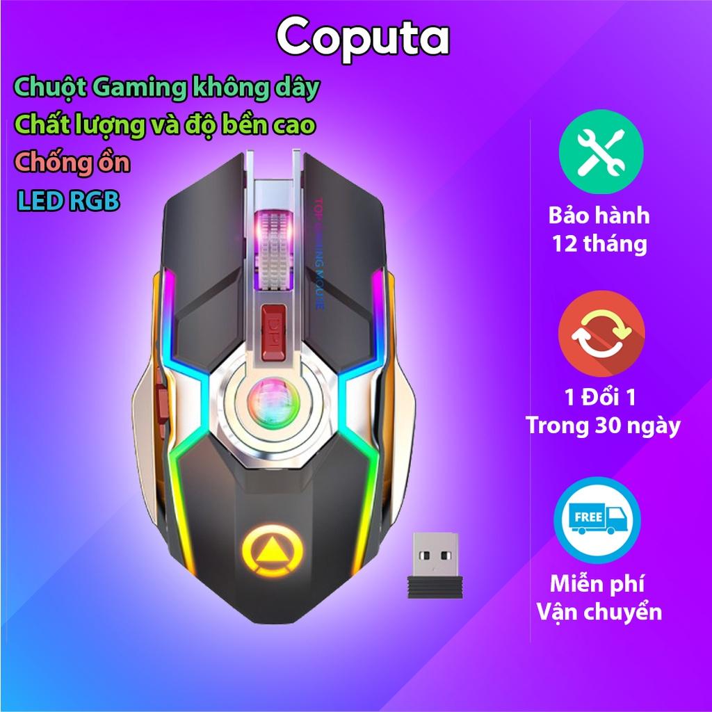 Chuột không dây Gaming Coputa Chuột máy tính laptop chơi game cao cấp A5