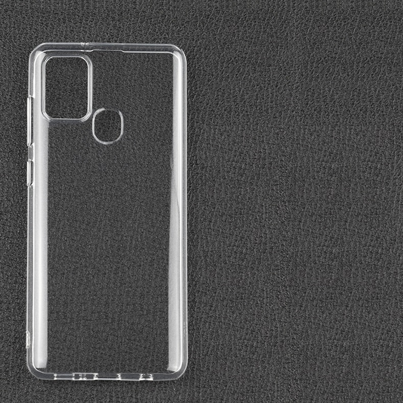 Ốp lưng cho Samsung Galaxy A21s chất liệu silicon dẻo trong suốt