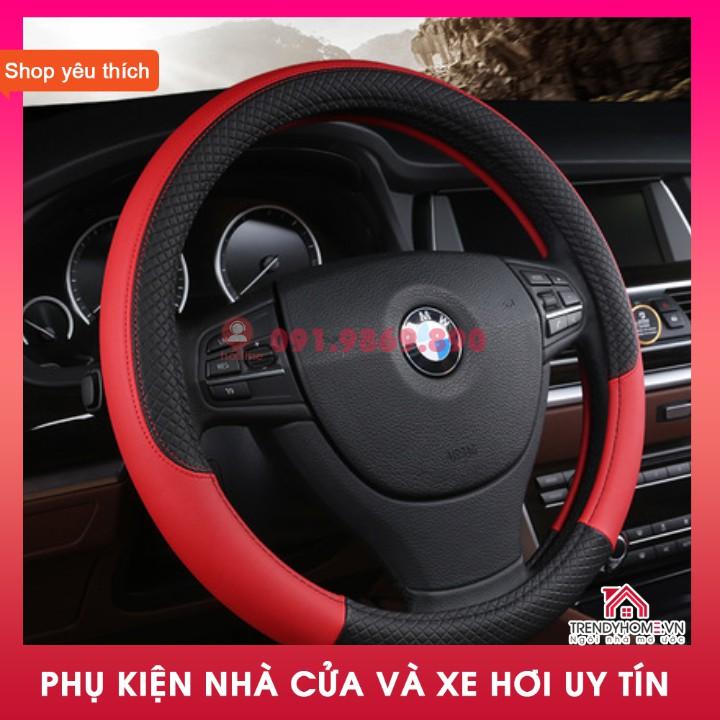 Bọc vô lăng xe Ô TÔ Da PU thoáng khí Bọc vô lăng nhập khẩu hàng xịn nhất