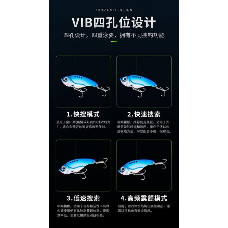 Mồi Câu Cá Sắt VIB Lưỡi BKK Siêu Sắc Bén Dài 5cm nặng 10gam