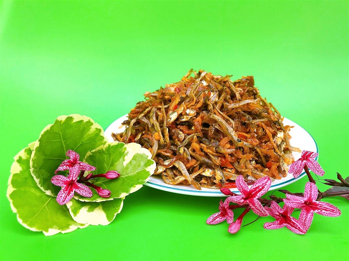 Đặc Sản Bình Thuận - Cá Cơm Rang Tỏi Ớt Đầm Sen - 250G - Ocop 4 Sao
