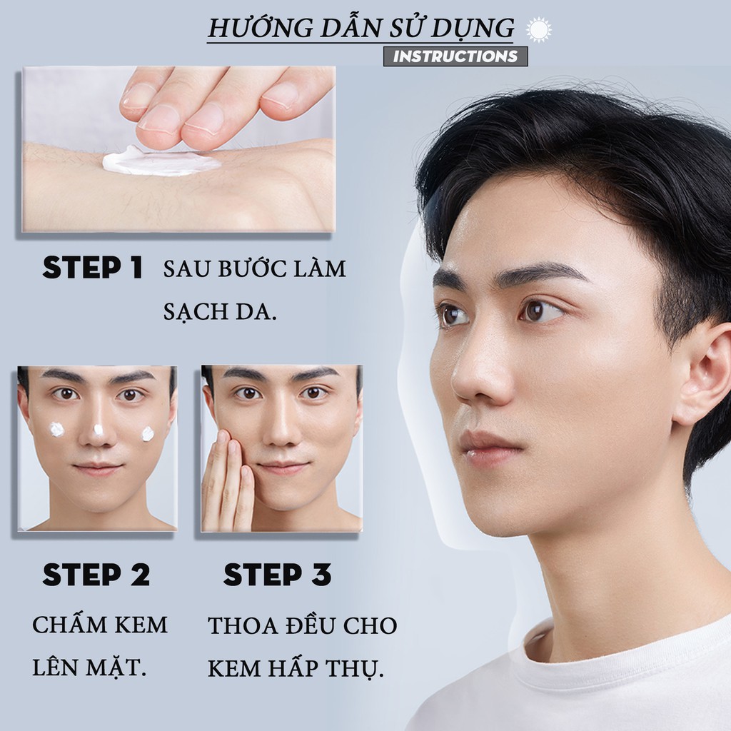 Kem Chống Nắng MAX SUN CREAM BLUEMAN SPF 40 Dưỡng Ẩm Bảo Vệ Da 90g