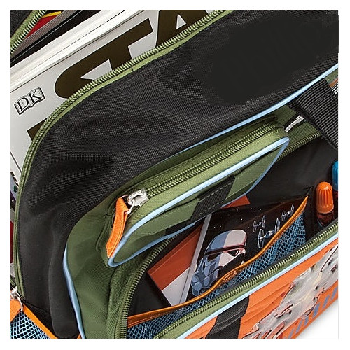 Balo 16'' 3 ngăn hình Starwar màu xanh rêu cho trẻ em , bé trai - BLLSWDI01
