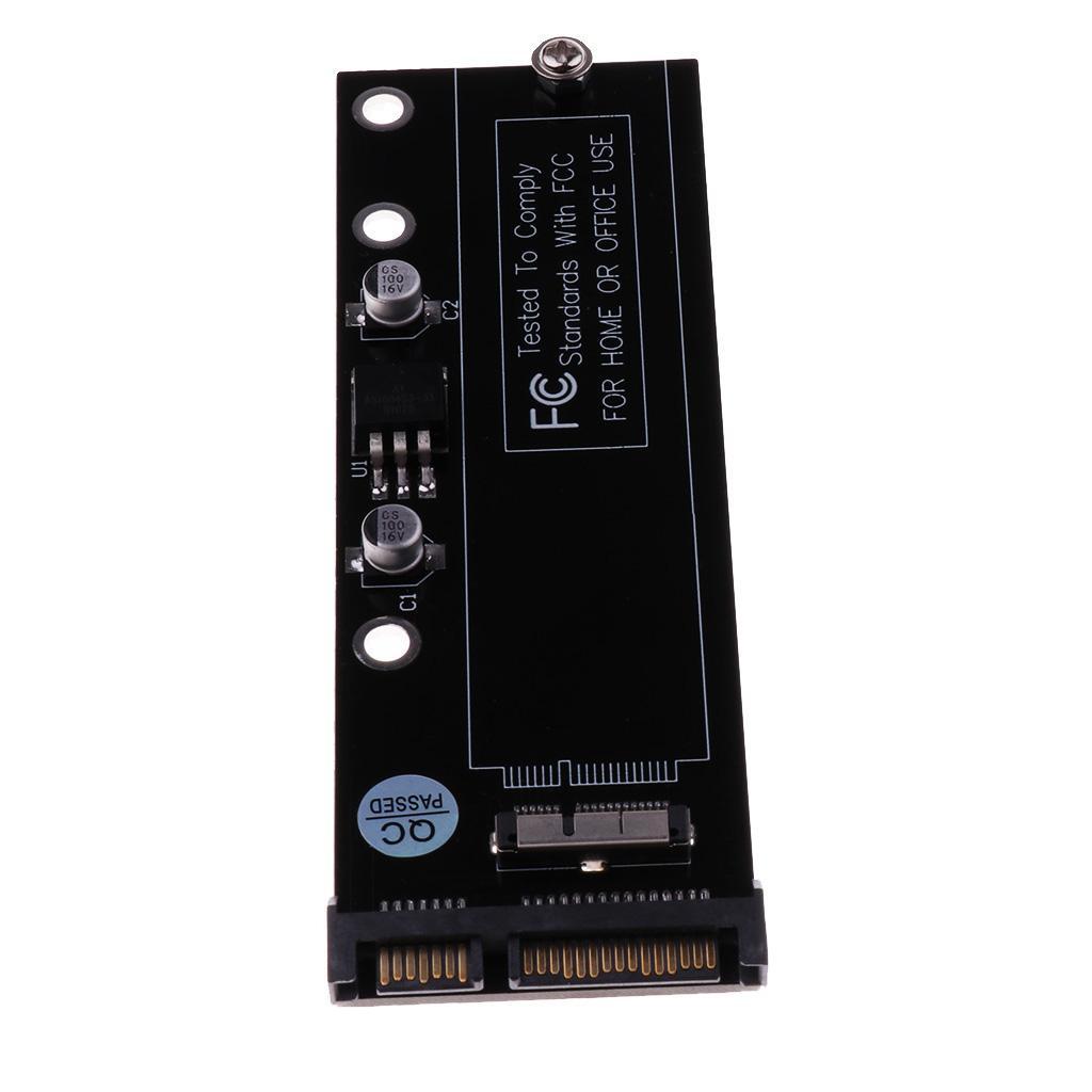 2Pieces 6+12pin SSD to 22Pin SATA Converter Adapter Card for 2010 2011 MacBook Air