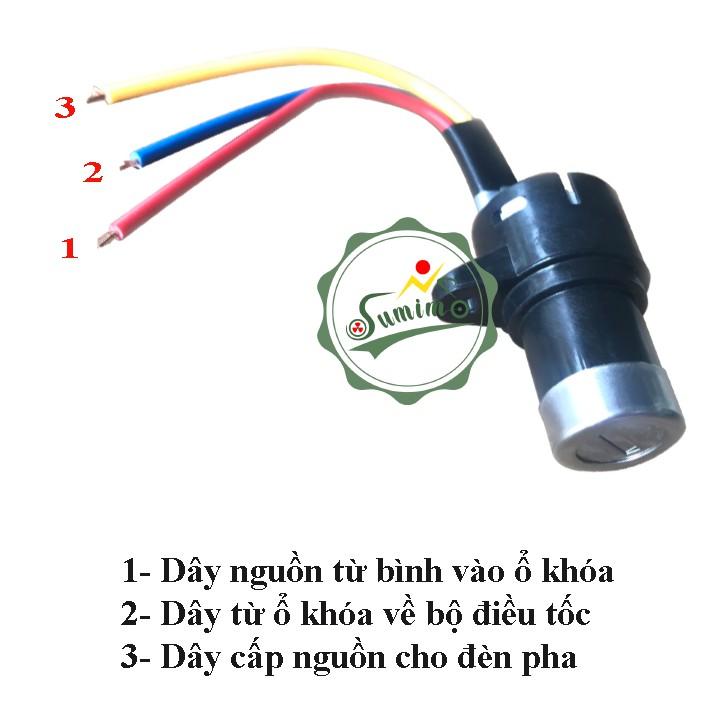 Khóa xe điện 3 dây