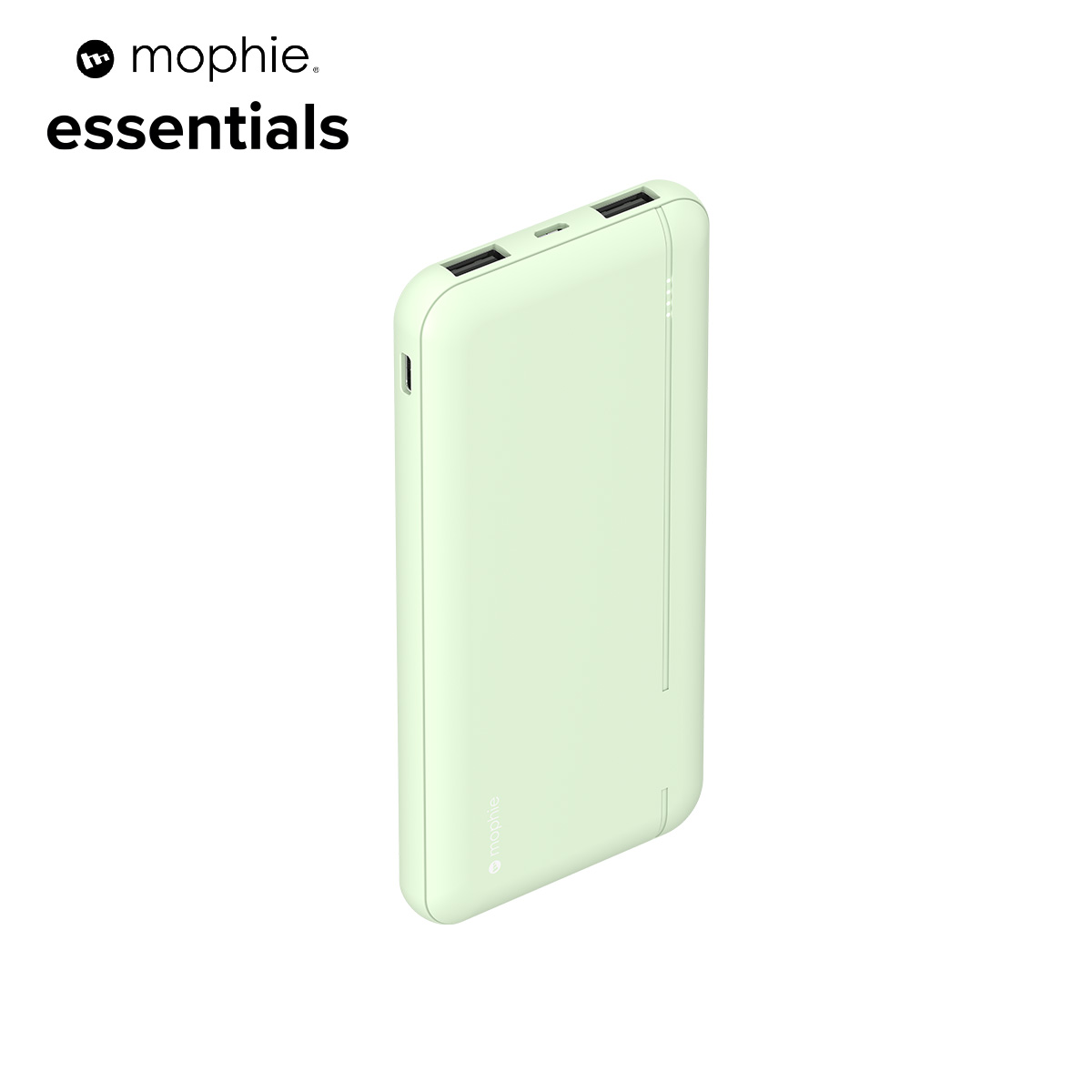 Sạc dự phòng Mophie Essentials 10.000mAh/3.7V PD20W 2 USB-A 1 USB-C, bảo hành 12 tháng - Hàng chính hãng