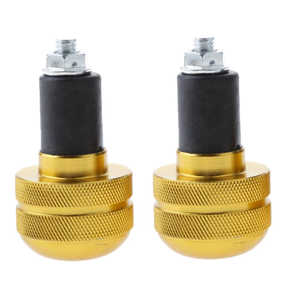Motorcycle Handlebar Hand Grip Bar Ends Plug Slider For Yamaha