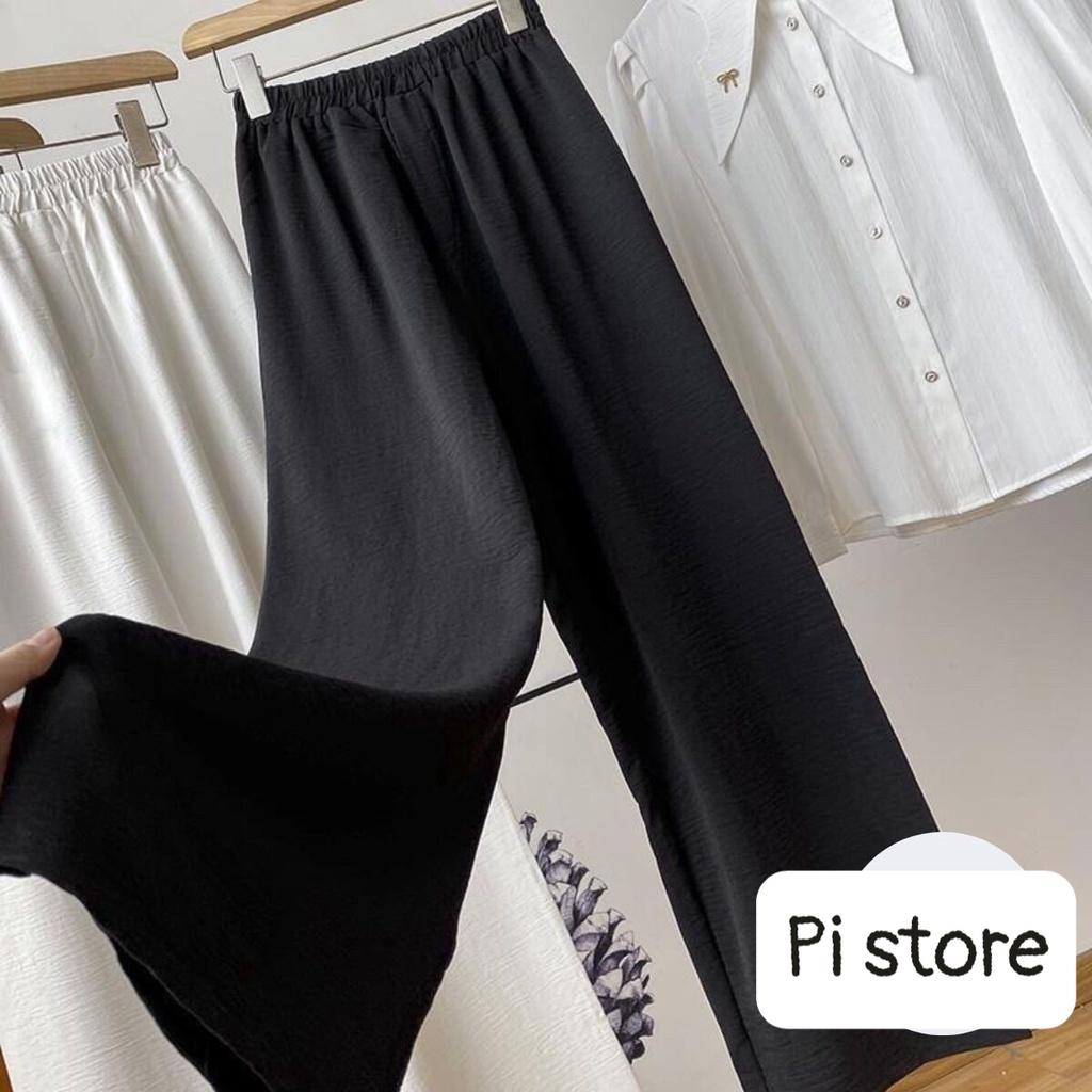 ️Có Big Size️ Quần Đũi Ống Suông Lưng thun, Quần đũi Nhật,Ống Rộng Dài - Quần culottes Nữ