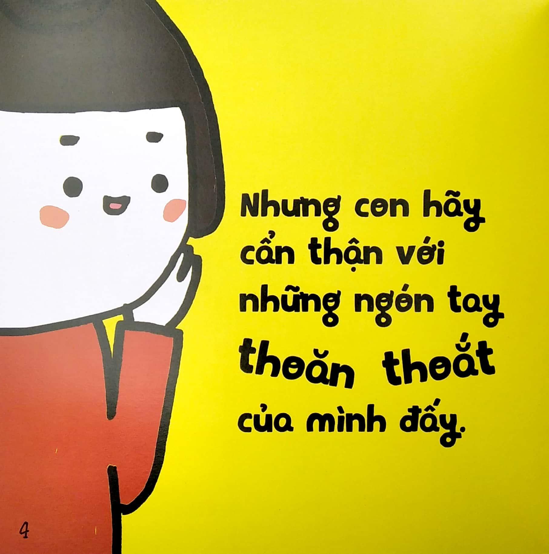 Ehon Kỹ Năng Sống - Miu Bé Nhỏ - Đừng Mút Tay Nhé! (Dành Cho Độ Tuổi 1-6)