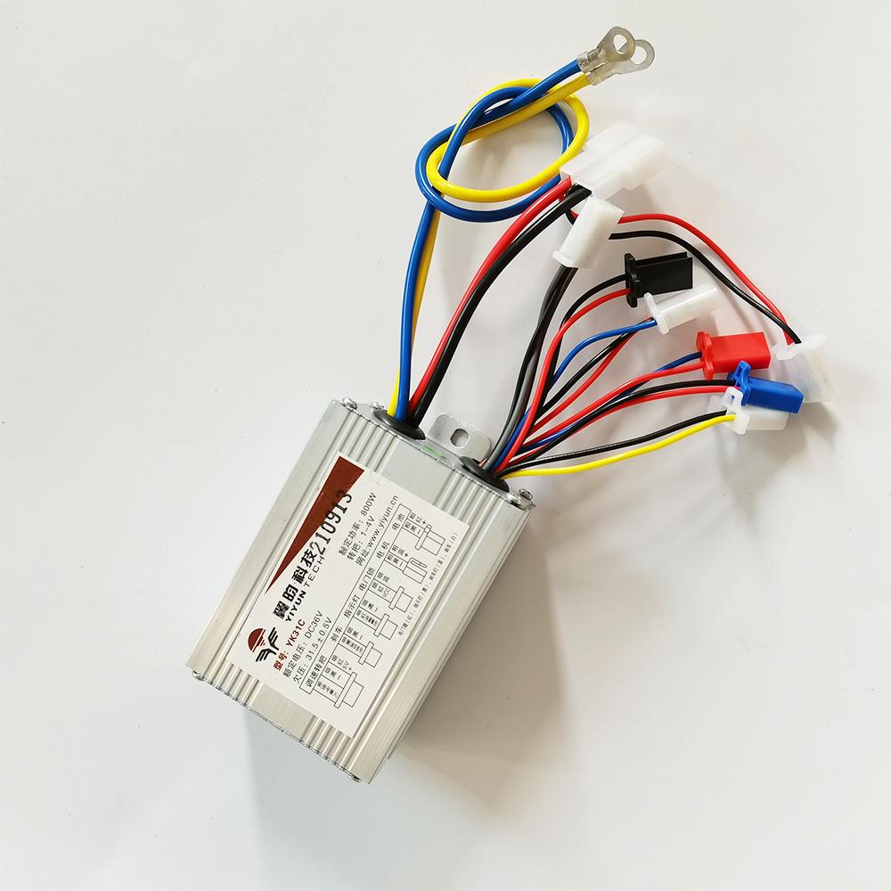 Bộ điều khiển động cơ bàn chải 36V 48V 800W DC YK31C 3 TỐC ĐỘ YIYUN ĐIỆN Color: 48V 800W