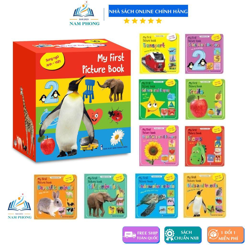 Bộ Sách Bìa Cứng Từ Điển Thư Viện Hình Ảnh Đầu Tiên Cho Bé My First Picture Books - Song Ngữ
