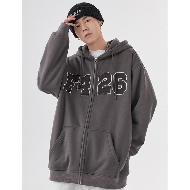 Áo Khoác Nỉ Bông Hoodie Zip F426 Unisex Nam/Nữ (Ảnh Thật) ZoZo_Unisex