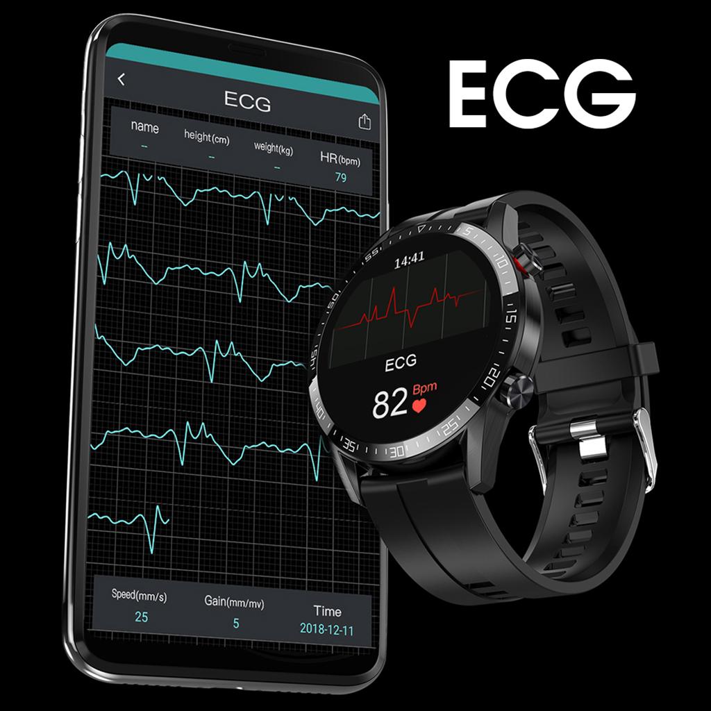 L13 Smart Watch Men IP68 Waterproof ECG PPG Bluetooth Call Notification Reminder