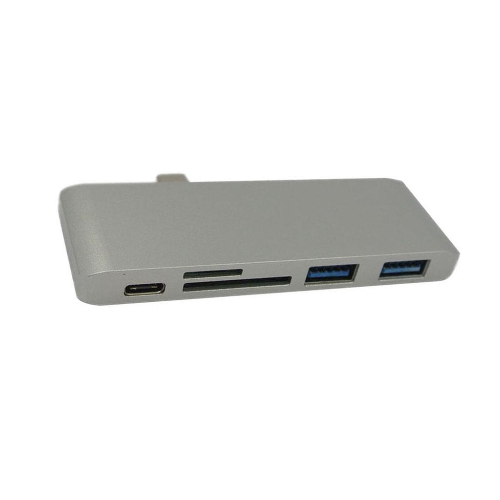 Type-C to USB3.0  Adapter Charging Data Converter Card Reader Grey