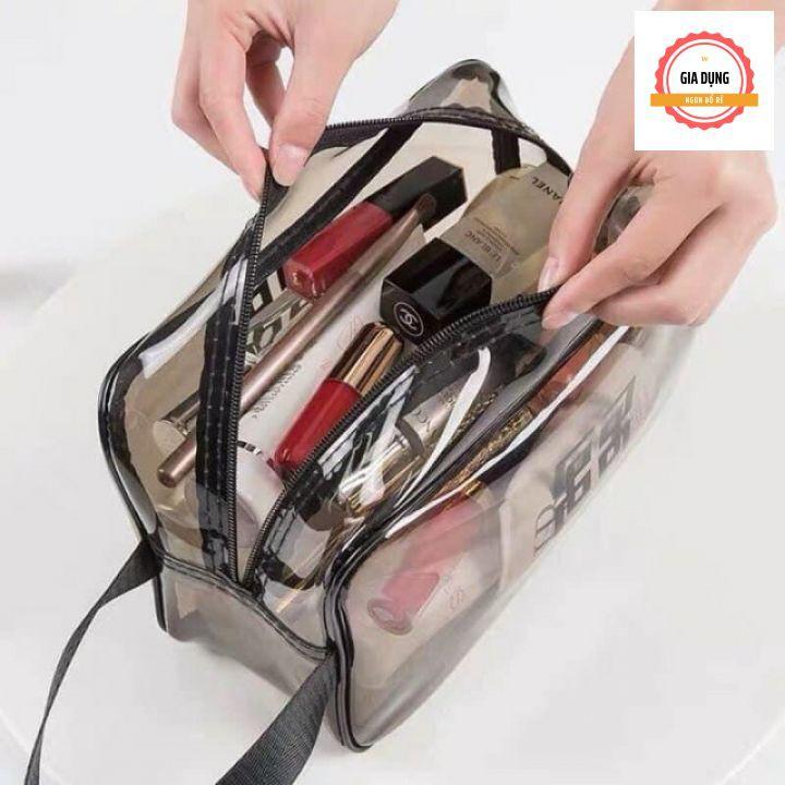 Sét 3 Túi Trong suốt Đựng Đồ, Đựng Mĩ Phẩm, Du Lịch ,Thời Trang