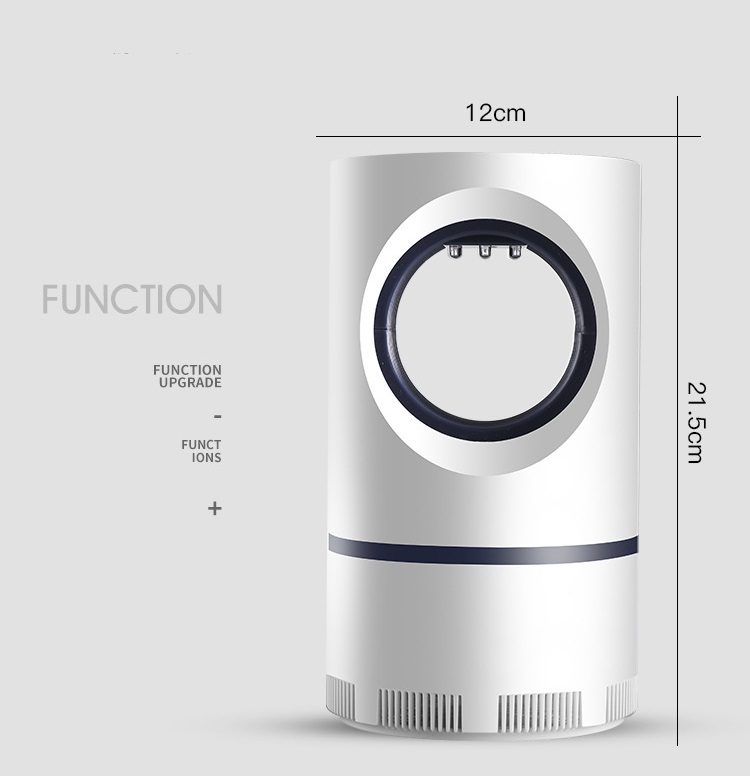 Máy bắt muỗi hình tròn cắm cổng USB model M188 - Tặng kèm 02 đèn ngủ cắm usb