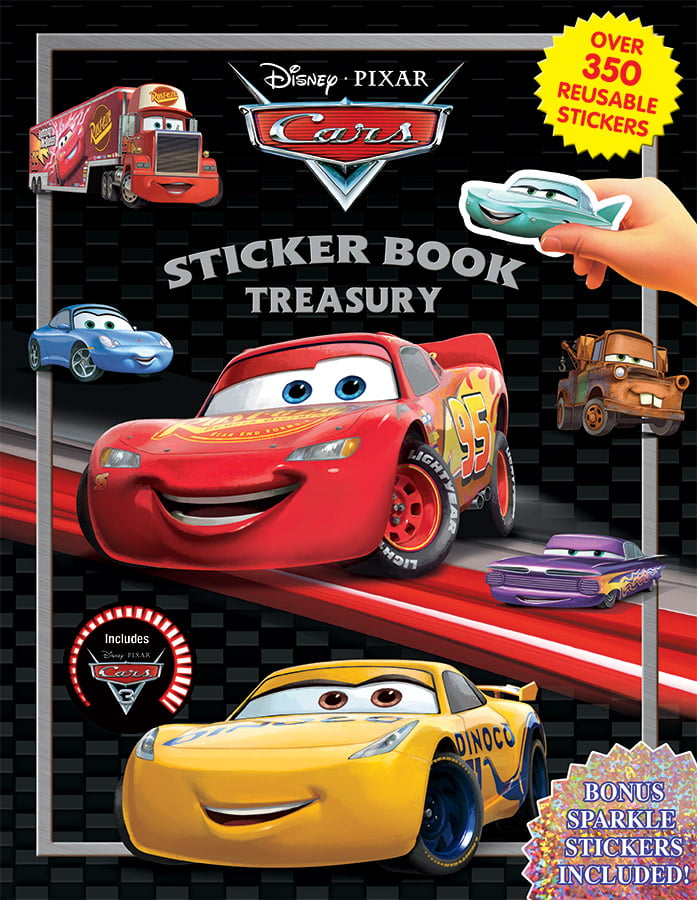 Disney Cars 3 Sticker Book Treasury