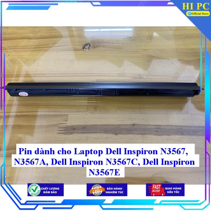 Pin dành cho Laptop Dell Inspiron N3567 N3567A Dell Inspiron N3567C Dell Inspiron N3567E - Hàng Nhập Khẩu