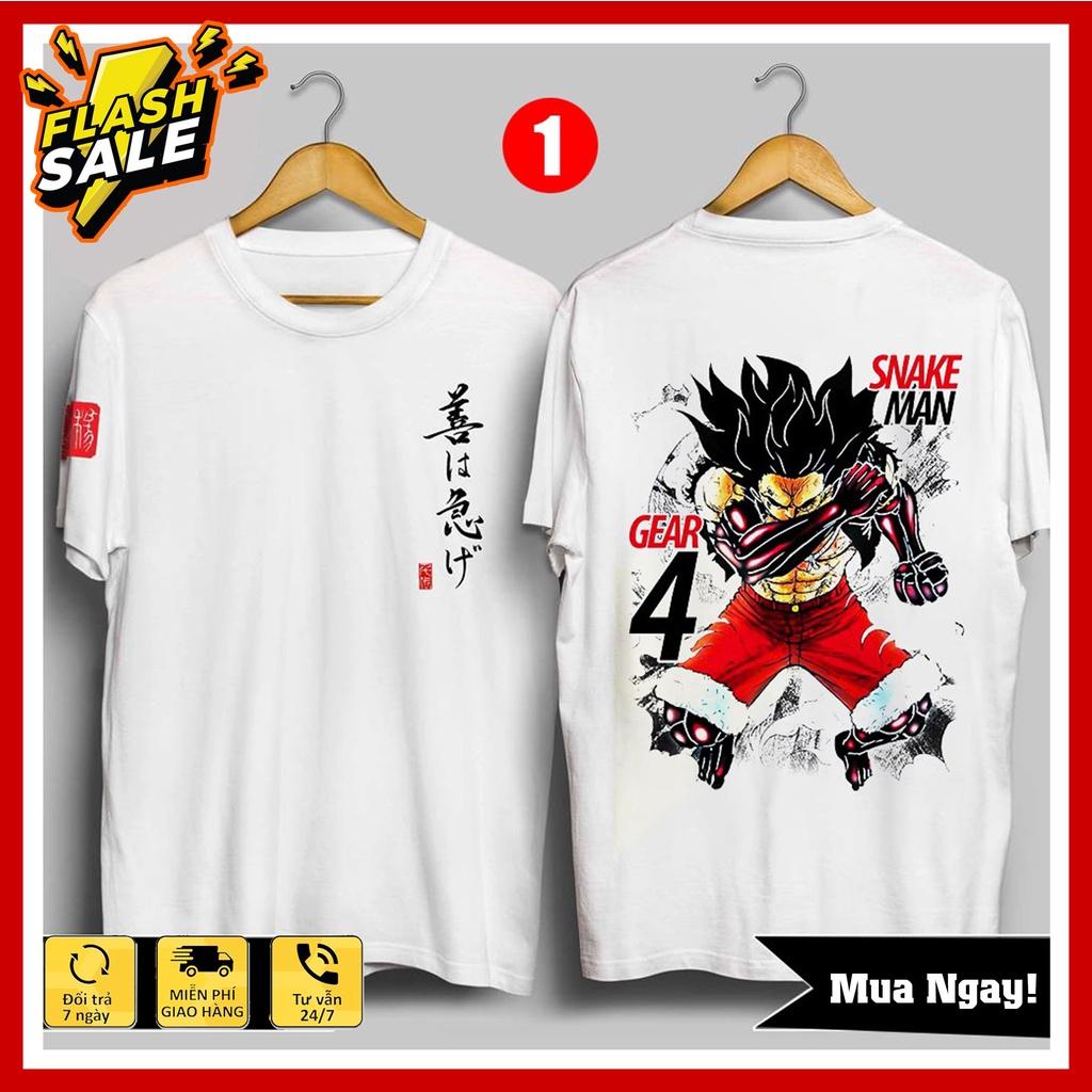 Áo phông Luffy Gear 5, Áo Anime Đảo Hải Tặc - One Piece siêu đẹp, chất