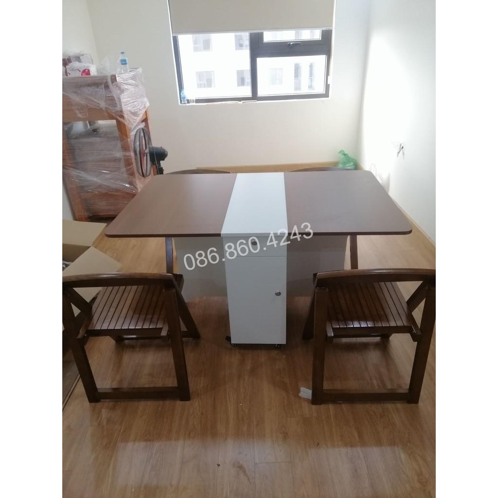 BÀN ĂN NHẬP KHẨU THÔNG MINH GẤP GỌN – BẢO HÀNH 2 NĂM