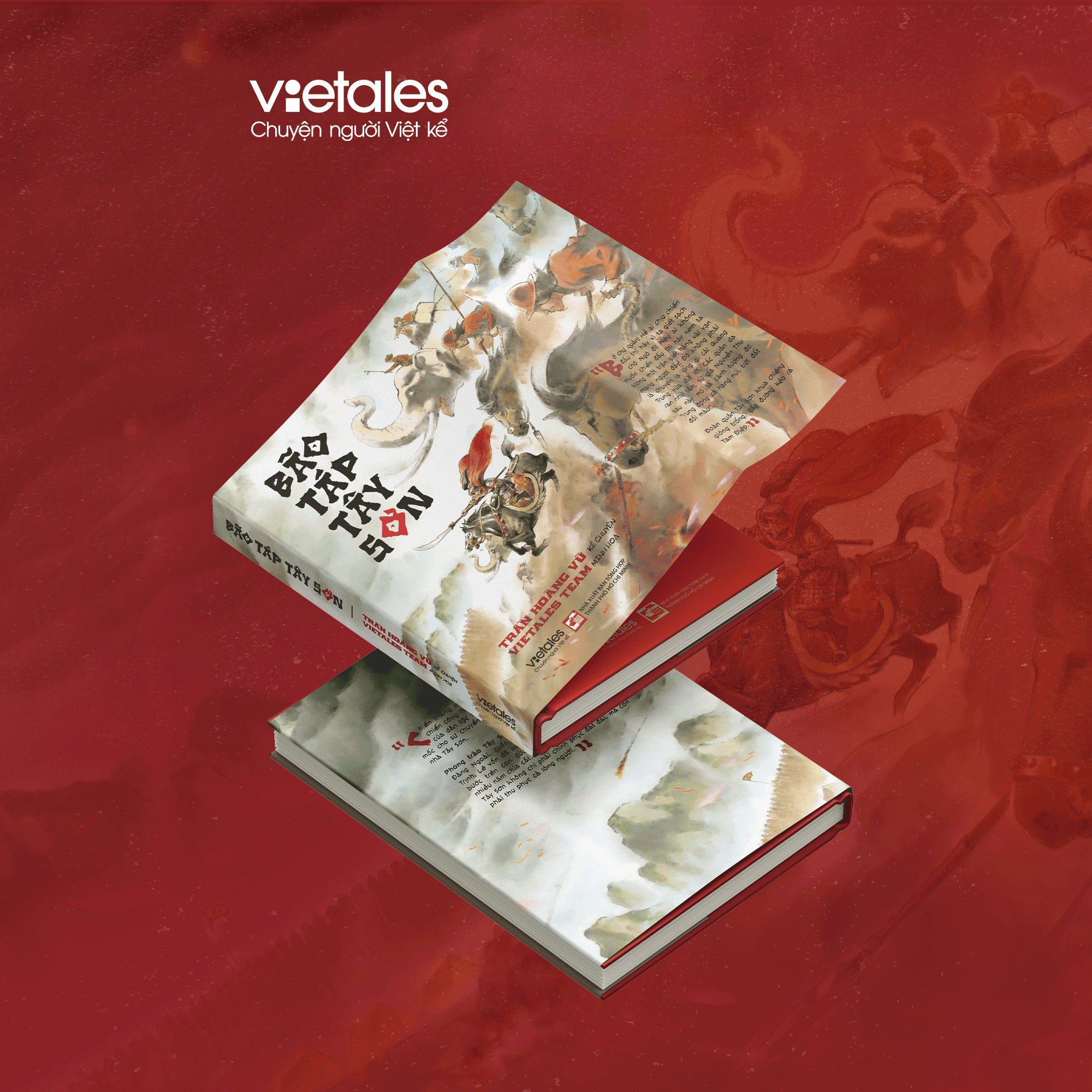 (Postcard chân dung Quang Trung, in màu toàn bộ) BÃO TÁP TÂY SƠN – Trần Hoàng Vũ – Vietales