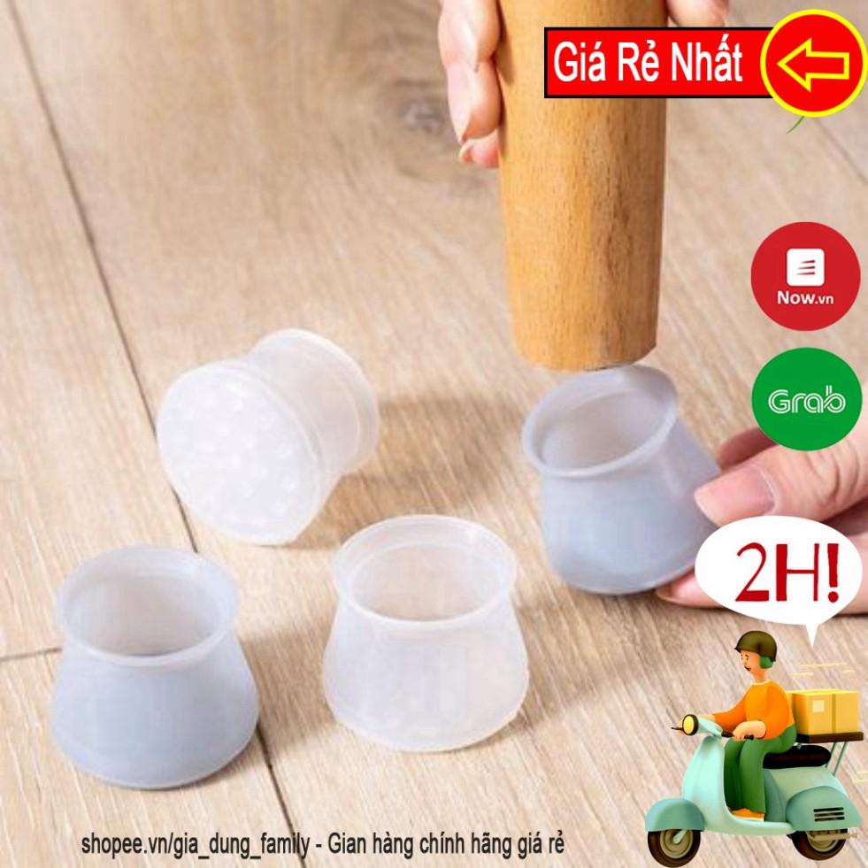 Vỏ bọc chân bàn/ ghế bằng silicon chống xước sàn - Miếng Silicon bọc chân bàn ghế tiện ích gia_dung_family