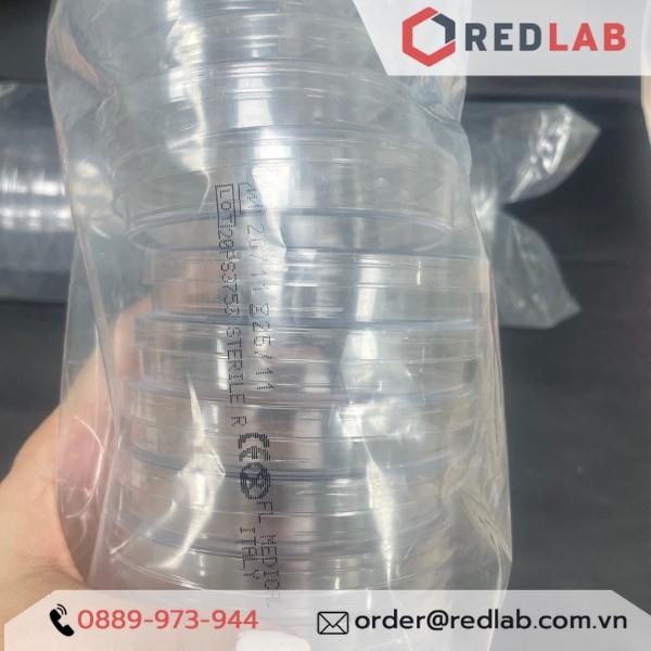Túi 20 Cặp đĩa petri nhựa tiệt trùng 90 mm x 16,2 mm FLmedical - Ý