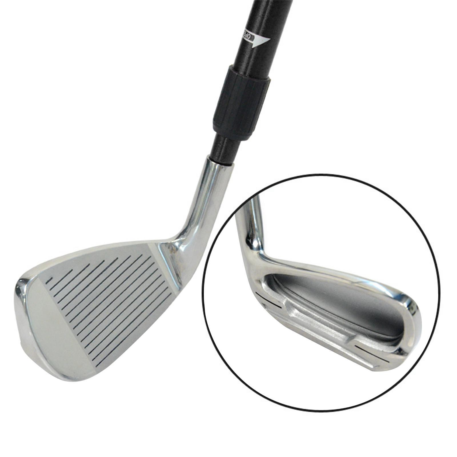 Golf Chipper Club Rubber Grip for Right or Left Hand Golf Wedge Golf Chipping Club Portable Adjustable Retractable Shaft Golf Club for Women Men