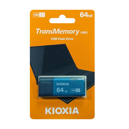 USB KIOXIA 64GB U301 USB 3.2 Gen 1 Xanh nhạt (LU301L064GG4) - Hàng chính hãng